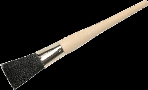 Cepillo tamiz, forma ovalada de crin