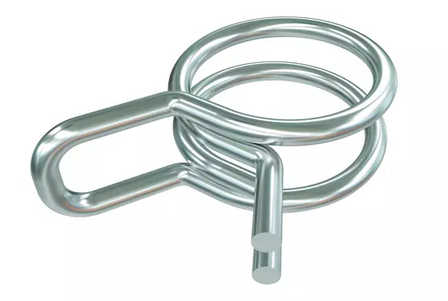 Para mantener la conexión entre conectores y tubo trenzado de PVC Ø 6 mm (1/4'').