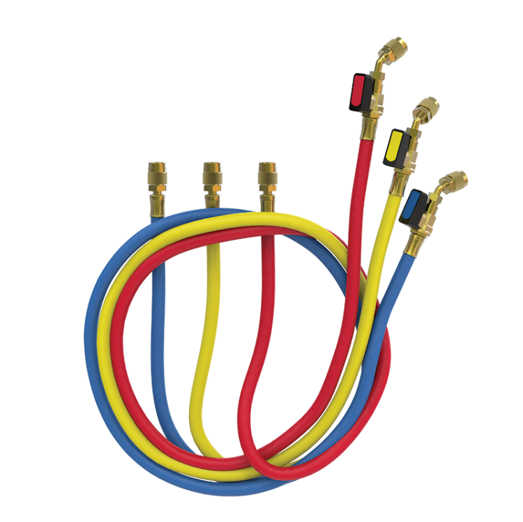Kit de tres tubos flexibles de carga