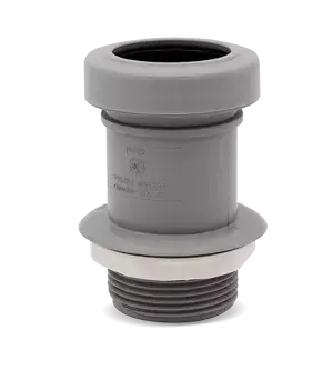 Conector para bandejas de bombas centrífugas