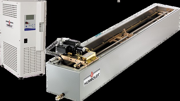 Máquina de Ductilidad con Circ. Temperatura. Control, 3 velocidades, recorrido de 150 cm, con 3 moldes para briquetas, 220 V 50 Hz ''S/N'' | H-1068B.5F