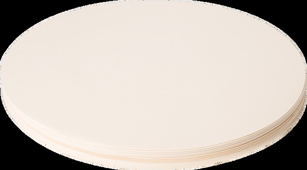 Papel de filtro, 40 cm de diámetro, 85 ml por minuto (paquete de 100) | H-1498.627