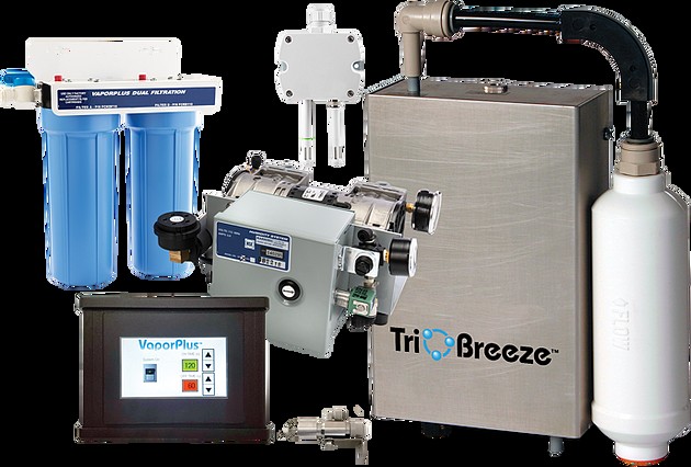Control de Humedad Vapor Plus + TriOBreeze 220V 60Hz | H-2740T.2F