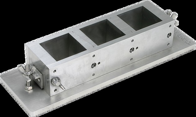 Molde, Cubo, 50mm, Acero Inoxidable, 3 Unidades Paralelas | H-2810M