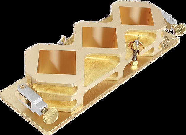 Molde, Cubo, 50 mm, Bronce Forjado, Diagonal de 3 Unidades | H-2820M