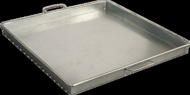 Bandeja humectante, hierro galvanizado, 24'' X 24'' X 6'' (610 mm X 610 mm X 152 mm) | H-3712