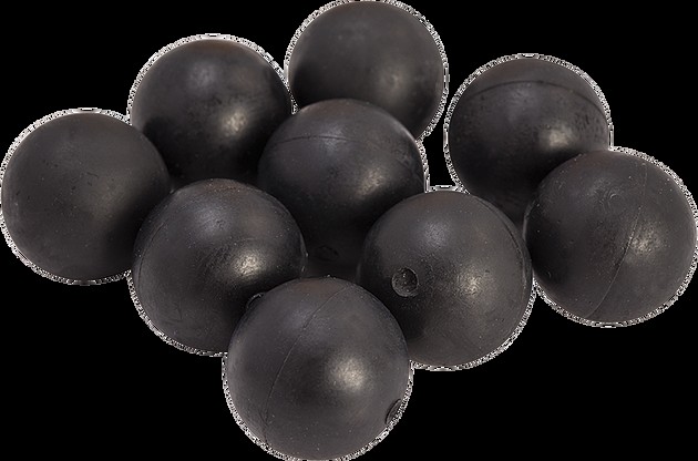 Bolas de tamizado, neopreno moldeado, ..625" (10 bolas) | H-4329.5