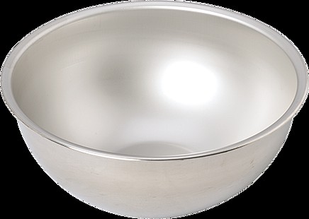 Tazón redondo para mezclar, acero inoxidable, 16 cuartos (13,9 L) | H-4939.5