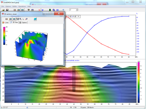 ZondGM2d nuevo software de gravedad y magnetismo 2D