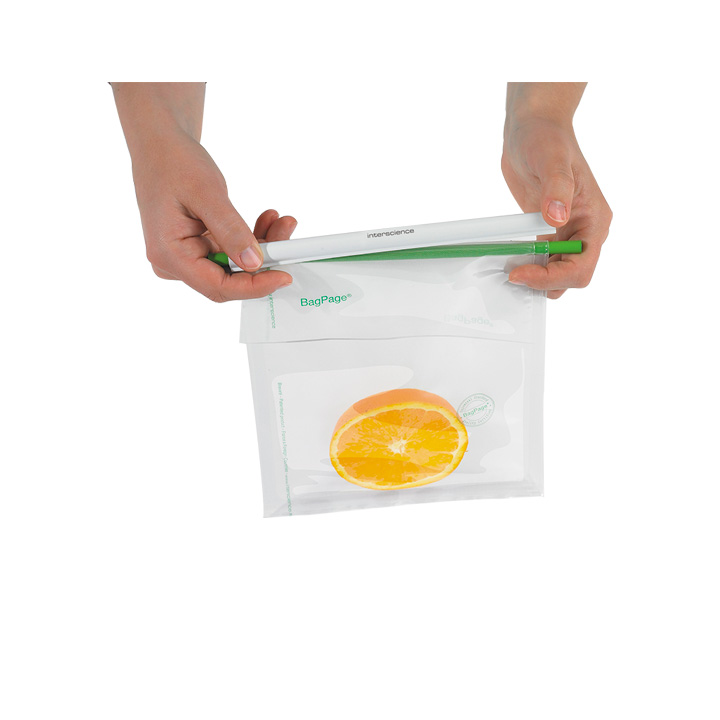 BagClip es una barra de cierre temporal a presión. Se adapta a todas las bolsas. Disponible para bolsas de 80/100 mL, 400 mL, 3500 mL. Variantes: [231010] BagClip