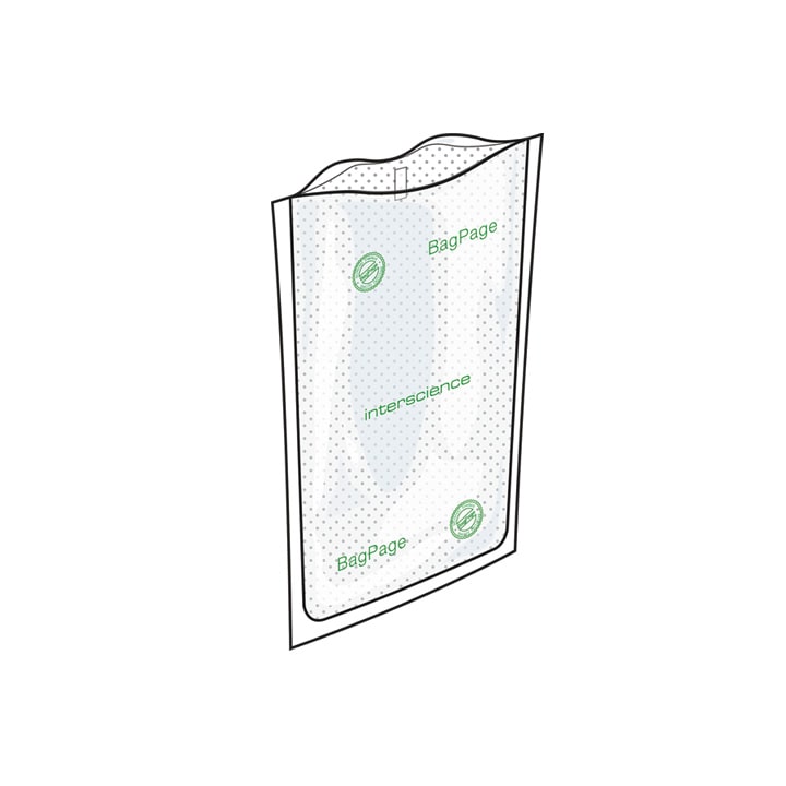 BagPage + es una bolsa con filtro micro-perforado de superficie total. La filtración es instantánea y sin riesgo de contaminación cruzada. Variantes: [121025] BagPage + - No más pipetas bloquedas con partículas