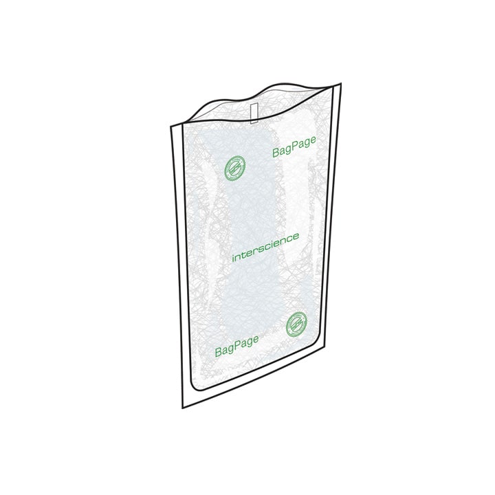 BagPage R es una bolsa con filtro de superficie total no-tejido, ideal para análisis de muestras pastosas. Variantes: [161025] BagPage R - No más pipetas bloquedas con partículas