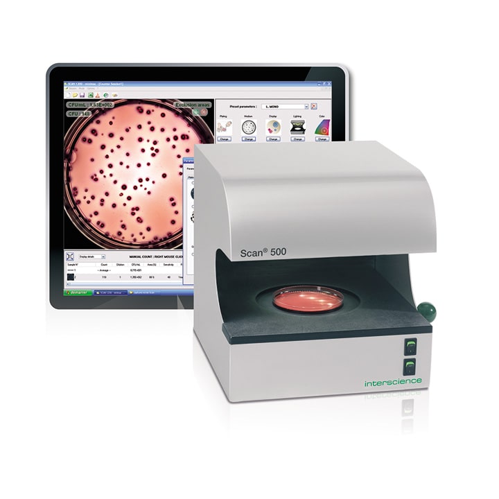 Scan 500 es un contador automático de colonias que provee un reconteo rápido y eficiente. Las imágenes y resultados son registrados y utilizables. Variantes: [436000Scan500Contadorautom] Scan 500 - Descárguela y compruebe su eficacia con sus muestras.