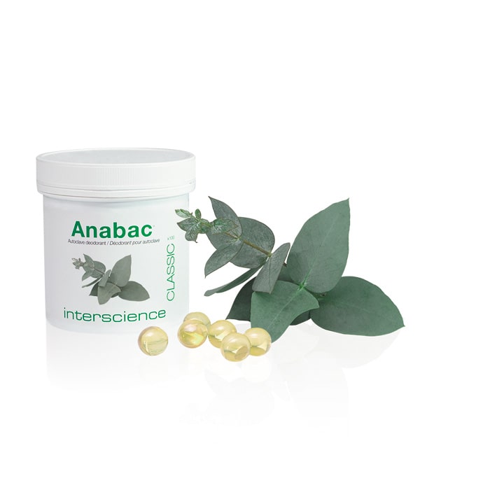 En el autoclave, Anabac Classic provee un perfume discreto y agradable al laboratorio. Variantes: [320100AnabacClassicDesodorantepa] Anabac Classic