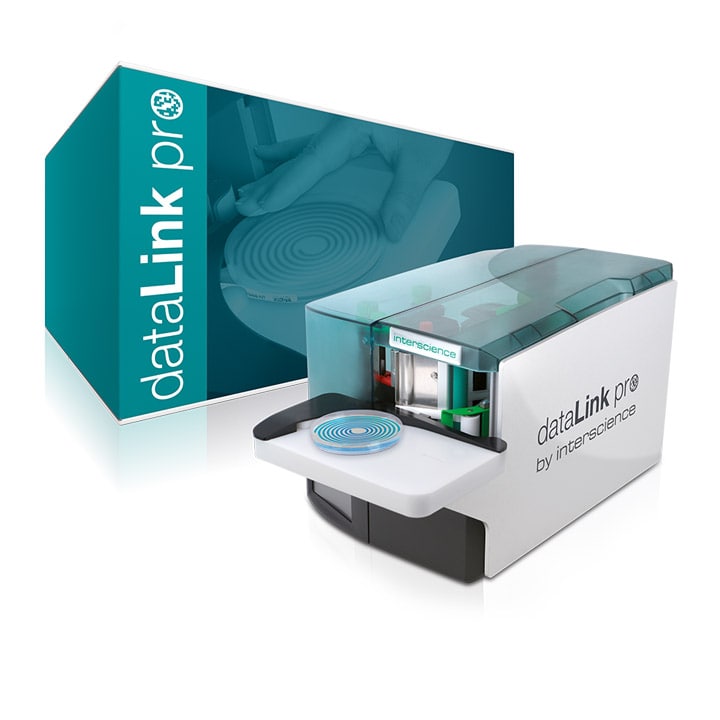 dataLink pro facilita la identificación de placas de Petri para análisis microbiológicos. Etiquetado de bordes para grandes producciones. Variantes: [439050NUEVOpaquetedataLinkprodat] dataLinkpro - CONTEO EN TIEMPO REAL Y TRAZABILIDAD COMPLETA