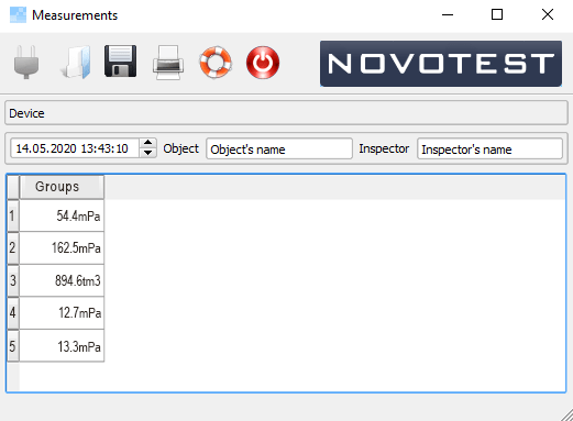 Medidor de fuerza Novotest IPSM (nueva generacion 2020)