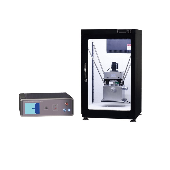 Especificaciones Técnicas Característica Valor Modelo B-01-010668.1 Modos de trabajo Modo de contacto y modo de lapeadoModos opcionales: Fase, Fricción (LFM), Magnético (MFM), Electrostático (EFM) Tamaño de la muestra ??90mm, Alto?20mm Escáneres disponibles 10*10?m, 20*20?m, 50*50?m, 100*100?m Resolución de escaneo 0,2 nm en dirección XY, 0,05 nm en dirección Z Rango de movimiento de muestra ±6,5 mm Ancho de pulso del motor paso a paso 10±2ms Puntos de muestreo de imágenes 512*512 Ampliación óptica 4X Resolución óptica 2,5 ?m Velocidad de escaneo 0,6 Hz ~ 4,34 Hz ?? Ángulo de escaneo 0°~360° Control de escaneo D/A de 18 bits en dirección XY, D/A de 16 bits en dirección Z Muestreo de datos Muestreo síncrono multicanal A/D doble de 14 bits, A/D doble de 16 bits Comentarios Retroalimentación digital DSP Tasa de muestreo de retroalimentación 64kHz Interfaz informática USB2.0 Sistema operativo Windows XP/7/8/10 Suministro de energía 220 V CA, 50/60 Hz; 110 V, 50/60 Hz (opcional) Tamaño del paquete 550*550*1150mm Peso bruto 65 kilos Variantes: [B2-01-010668] B-01-010668