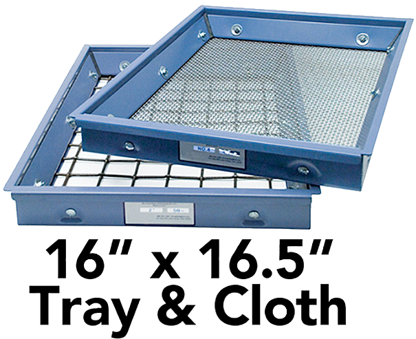 Screen Tray & Cloth, 16" x 16.5" (406 x 419mm)