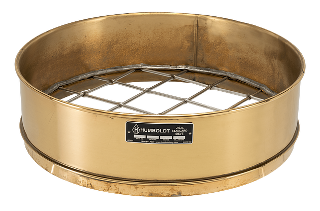 Sieve, Riddle 18" Diameter Stainless Mesh and Brass Frame