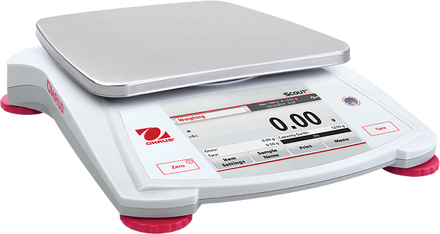 Ohaus Scout STX Portable Balance; 700 to 1,700g Capacity