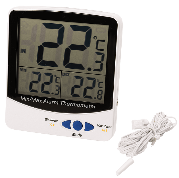 Min/Max Thermometer, Triple Display
