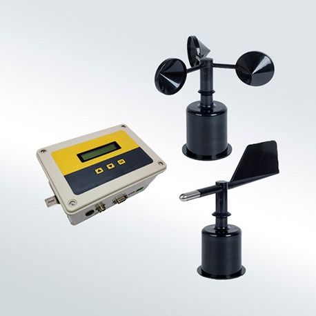 Registrador de visualización de velocidad y dirección del viento - WP