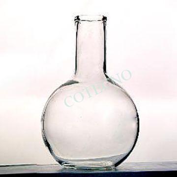 Frasco de ebullición cuello estrecho de fondo redondo con borde moldeado, Vidrio Boro 3.3 - 50ml - WP