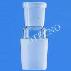 Junta (adaptador de reducción) boca grande y tapón pequeño, boca de esmerilado estándar - BellVid-CJuntaBGTP-02 - WP