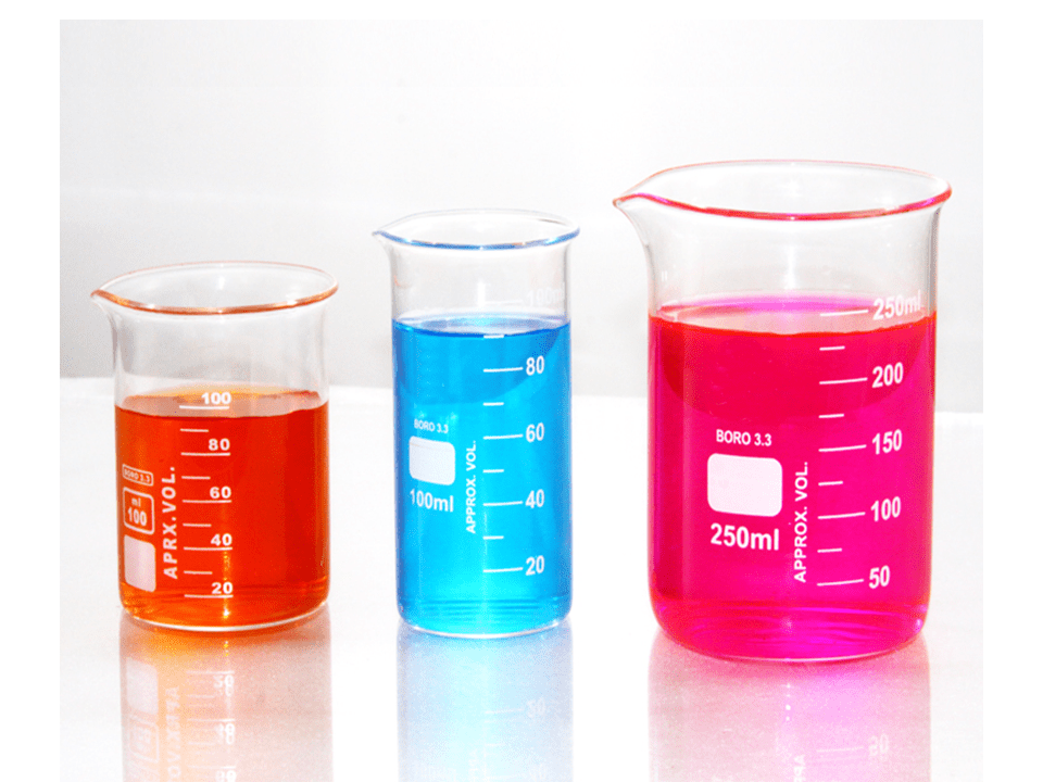 Vasos Precipitados forma alta con graduación y boquilla 800ml, Vidrio Boro - WP