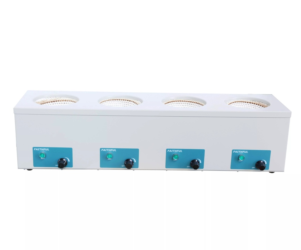 Varias filas de mantas calefactoras magnéticas de agitación Bell-ManCalMagAgi-B11 - WP