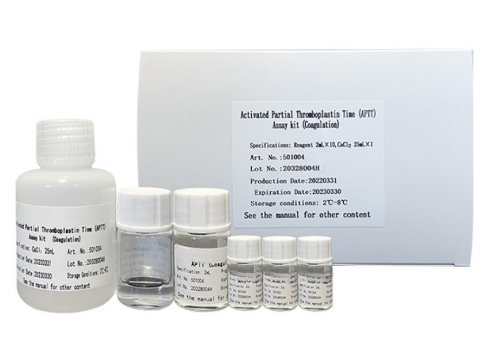 Kit de ensayo de tiempo de tromboplastina parcial activada (TTPa).