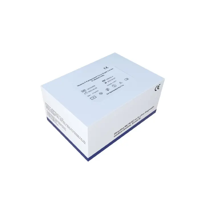 Kit rápido de prueba de malaria P. falciparum/P. vivax (oro coloidal)