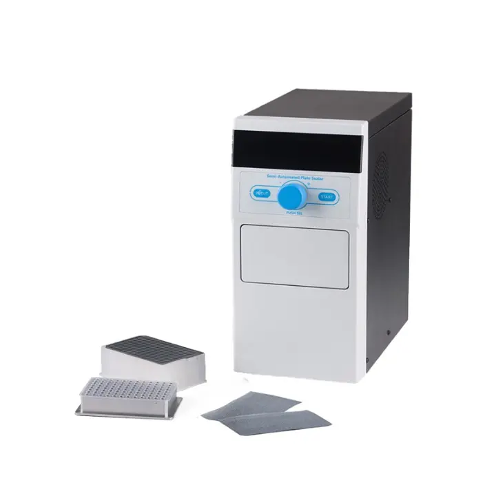 Selladora semiautomática de placas e incubadora de microplacas — ±1°C