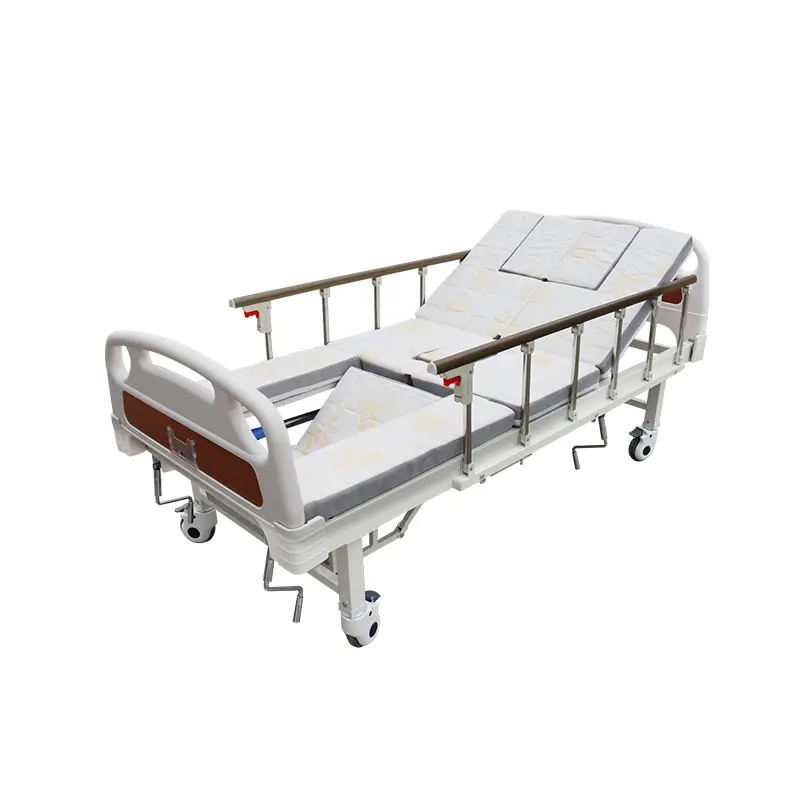 Cama de hospital giratoria manual 
