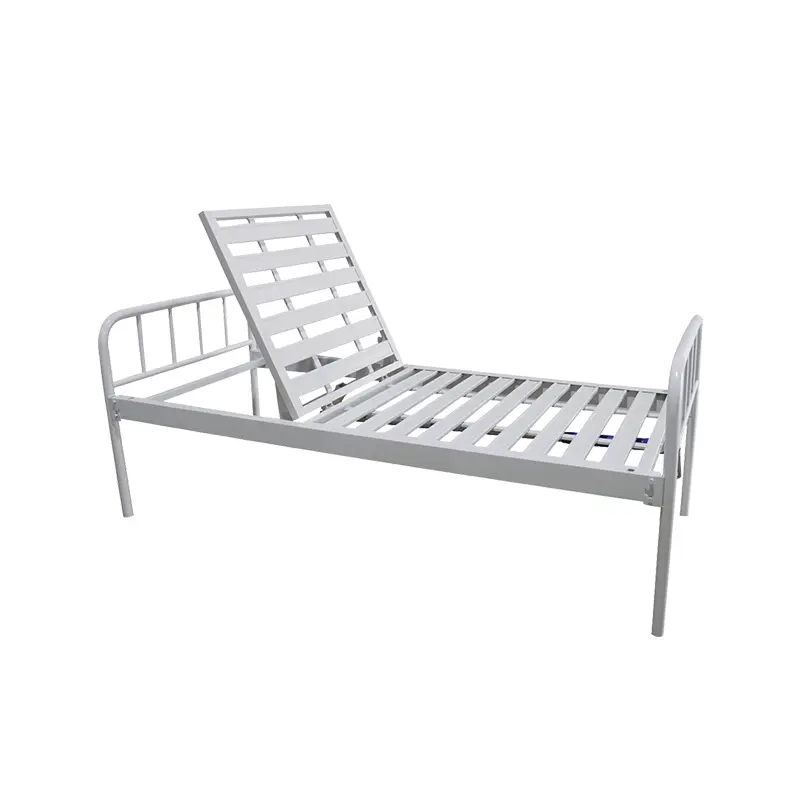 Cama de hospital de una sola manivela