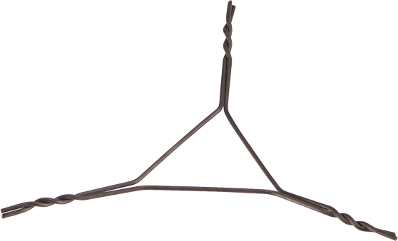 Triángulos, redondos, alambre de níquel-cromo (14ga). 1-1/2" (38 mm)