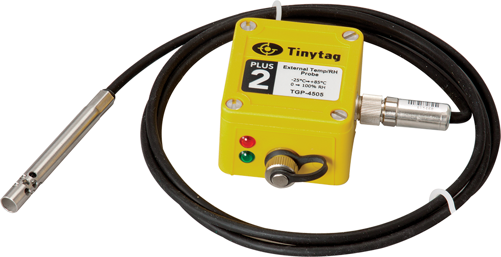 Registrador de temperatura/HR con sonda