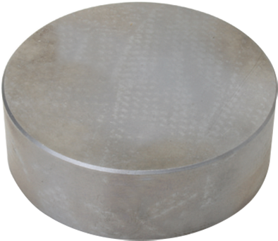 Bloque para frotar muestras de hormigón