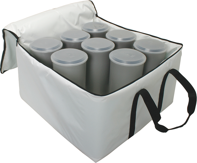 Cofre de curado en campo para cilindros de concreto