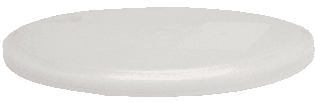 Tapa de plástico para molde cilíndrico H-3041B de 6" x 12" (152 x 305 mm)