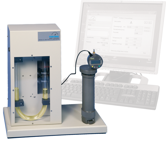 Aparato Blaine, Dyckerhoff, controlado por PC