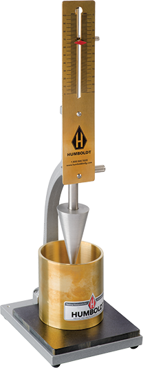 Penetrómetro de cono Vicat modificado, 200 g