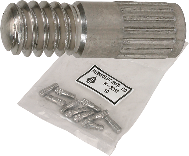 Pernos de calibre moleteado (10 / pk)