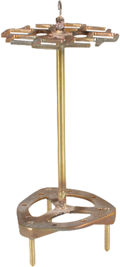 Soporte de barra de prueba de mortero para autoclave