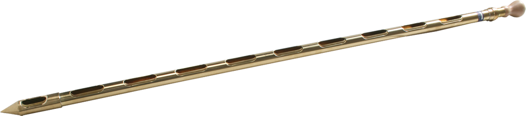 Tomamuestras de tubo con particiones, cemento a granel