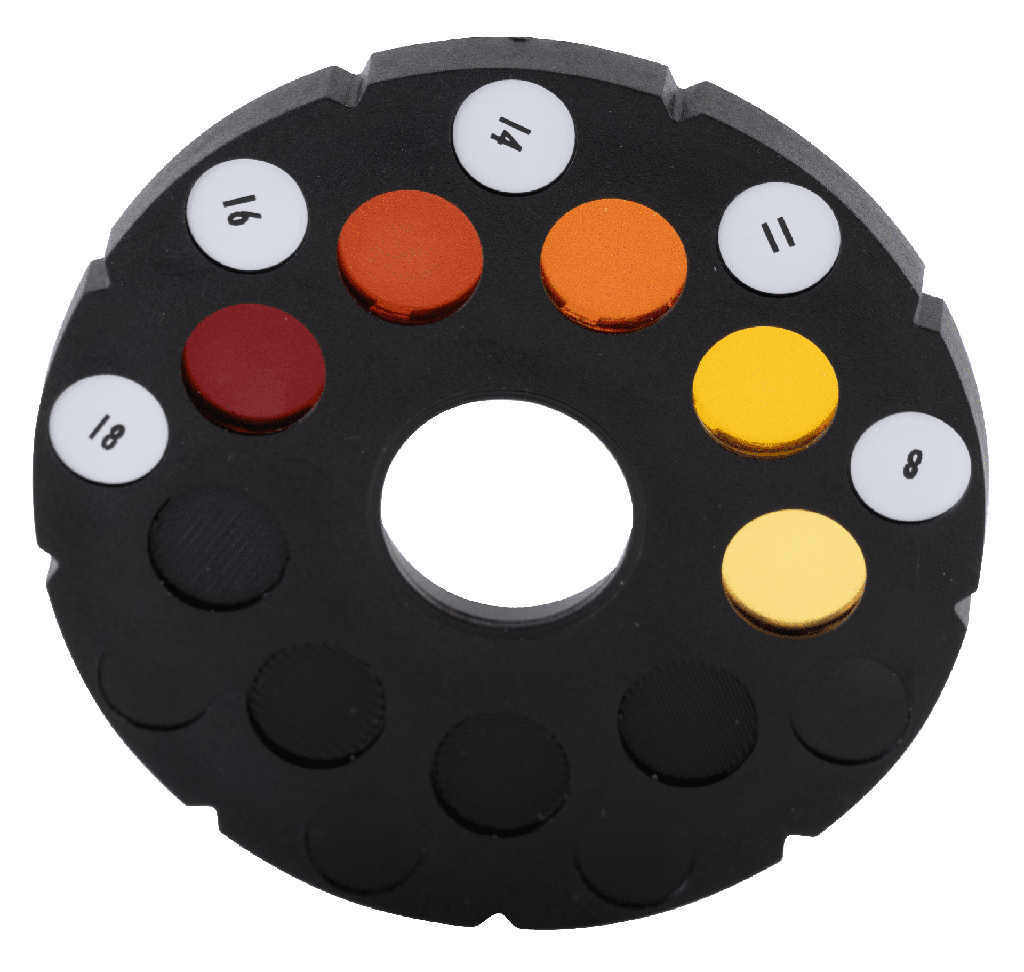 Rueda de colores orgánicos