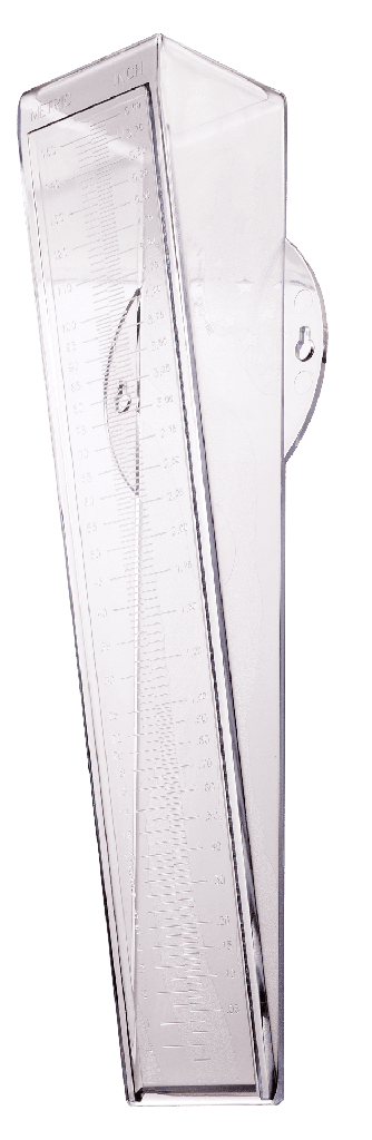 Pluviómetro, Plástico