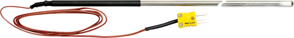Termopar, sonda K, 3 pies.