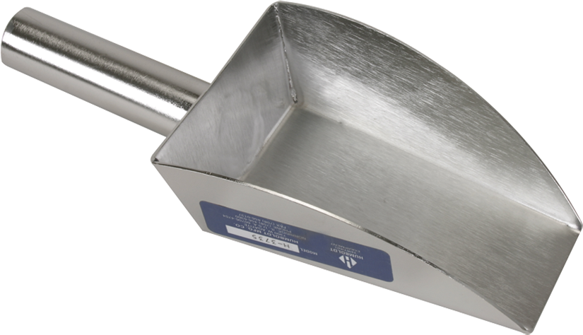 Cuchara, acero inoxidable, punta plana