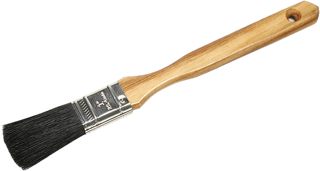 Cepillo tamiz, malla fina, mango de madera, 10-1/2'' de largo